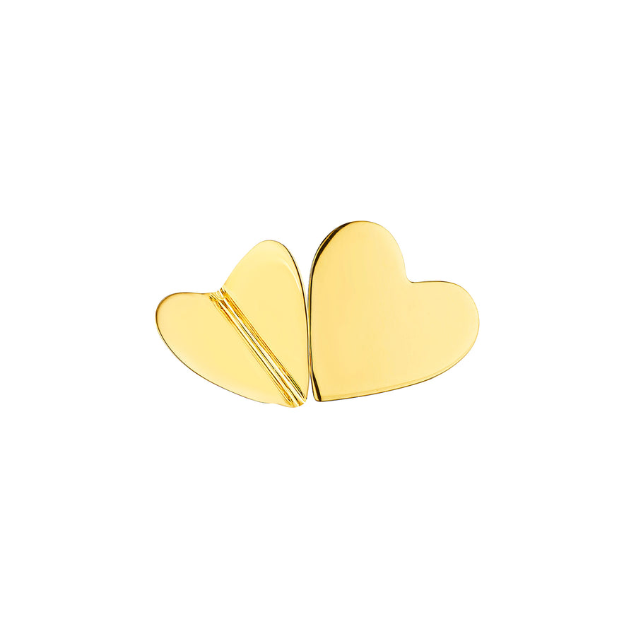 Cadar Wings of Love Double Folded Heart Ring - Rings - Broken English Jewelry