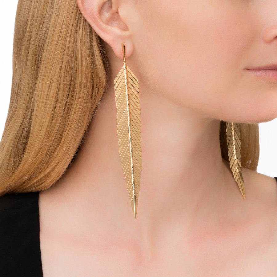 Feather Earrings – Gemma Collection