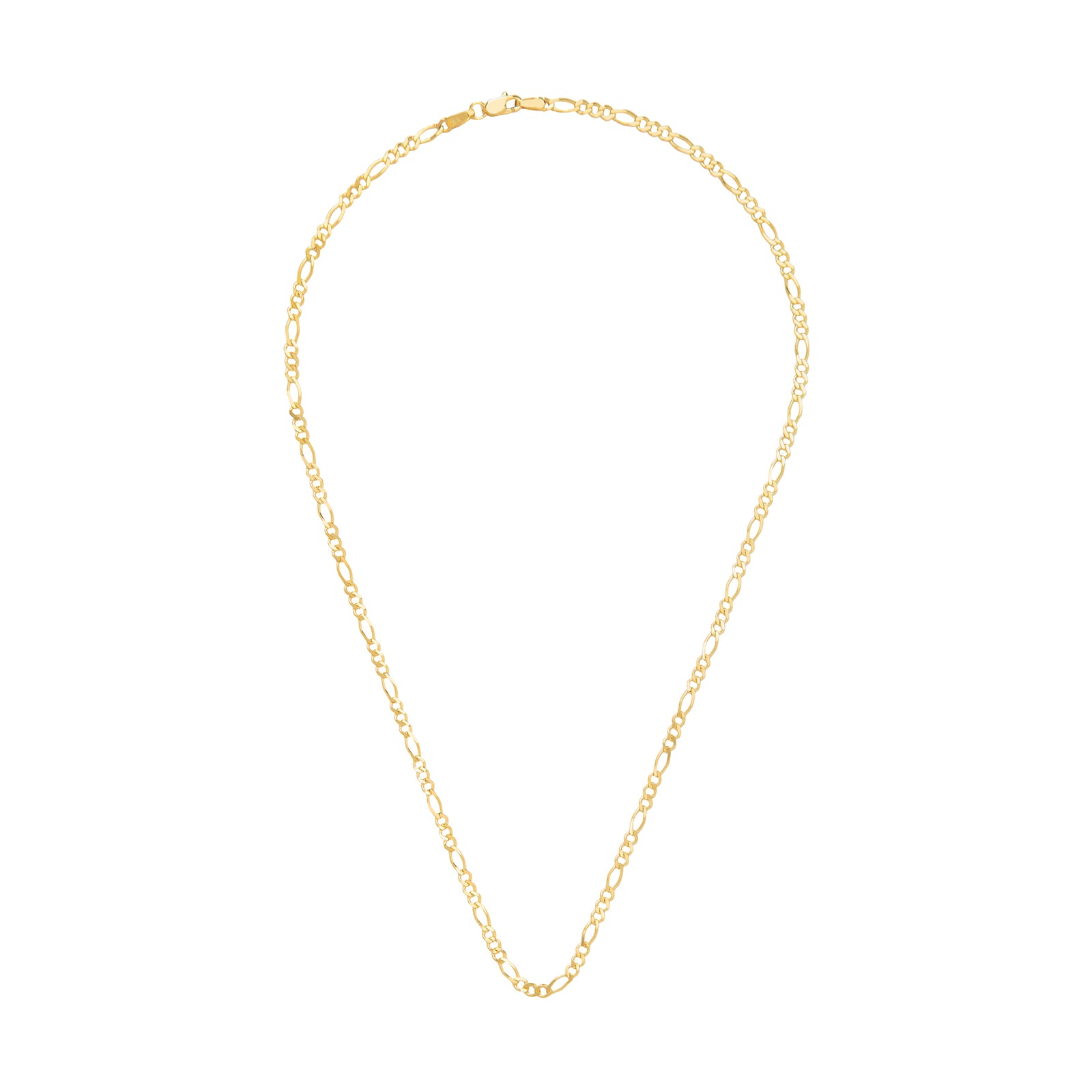 BE by Broken English 16" Classic Figaro Chain - 2.8mm - Broken English Jewelry