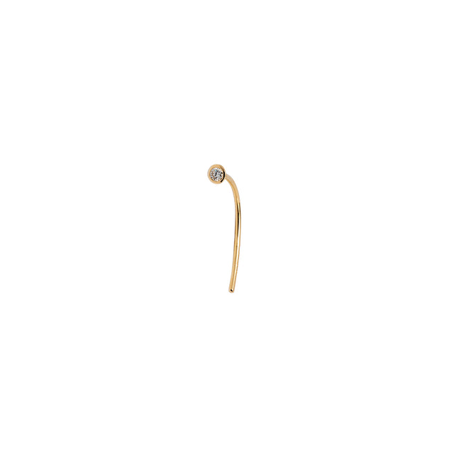Hirotaka Arrow Earring - Diamond (S) - Broken English Jewelry