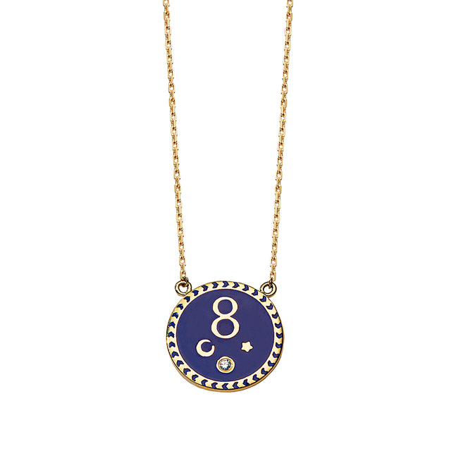 Foundrae Karma Enamel Necklace - Broken English Jewelry