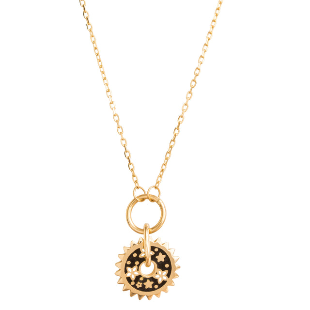 Foundrae Dark Blossom Pendant - Broken English Jewelry