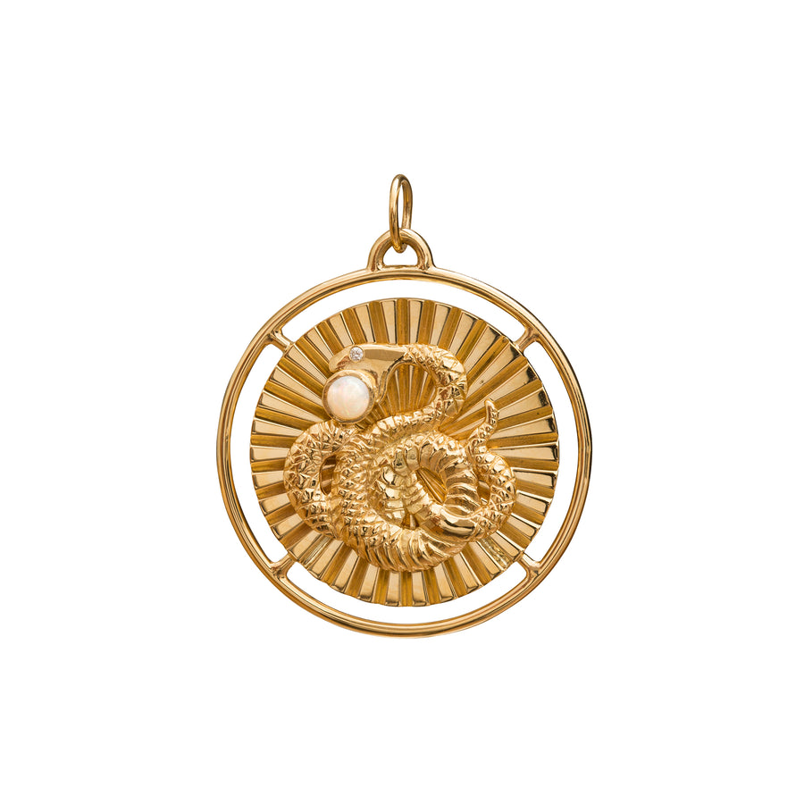Foundrae Opal Wholeness Medallion - Broken English Jewelry