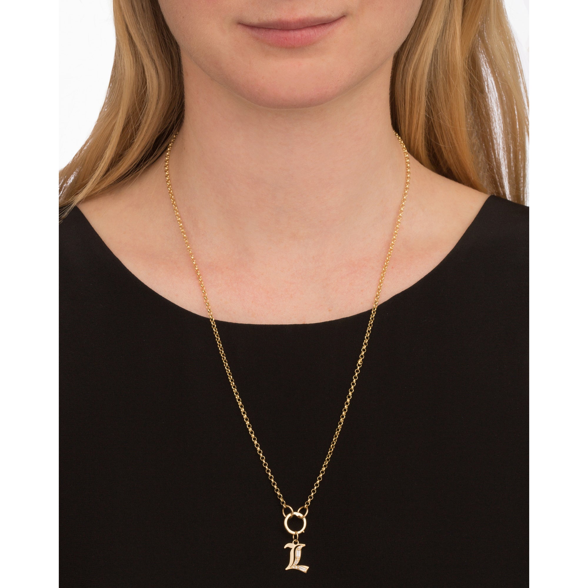 Foundrae L Charm - Broken English Jewelry