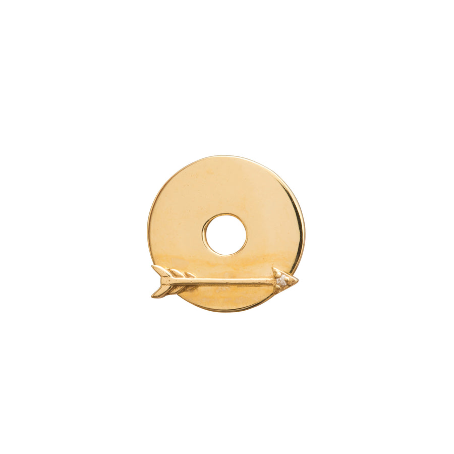 Foundrae Gold Arrow Disk - Broken English Jewelry