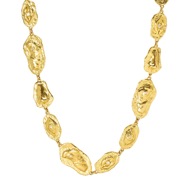 Pamela Love Fragment Collar Necklace - Diamond - Necklaces - Broken English Jewelry