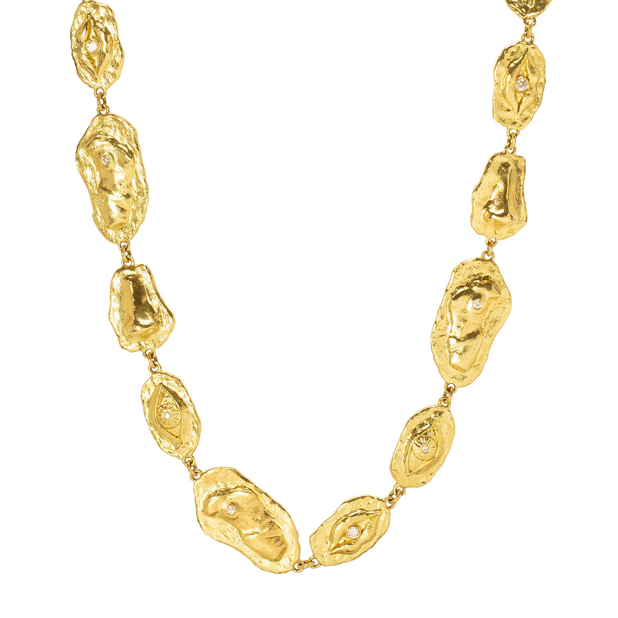 Pamela Love Fragment Collar Necklace - Diamond - Necklaces - Broken English Jewelry