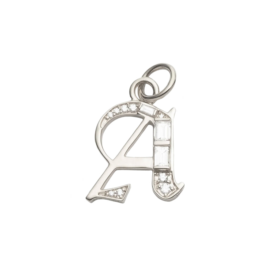 Foundrae A Charm - White Gold - Charms & Pendants - Broken English Jewelry