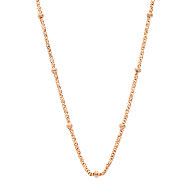 Sethi Couture Bead Chain - Rose Gold - Necklaces - Broken English Jewelry