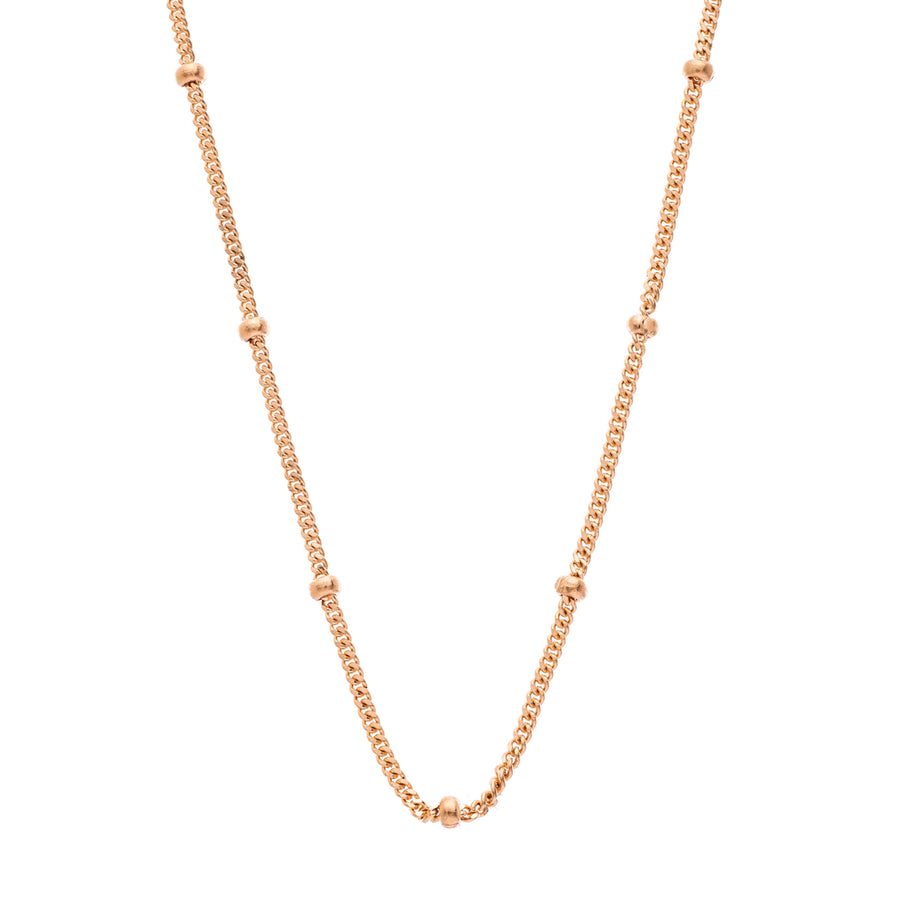 Sethi Couture Bead Chain - Rose Gold - Necklaces - Broken English Jewelry