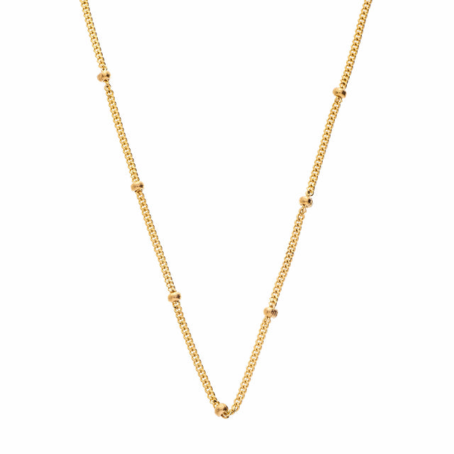 Sethi Couture Bead Chain - Yellow Gold - Necklaces - Broken English Jewelry