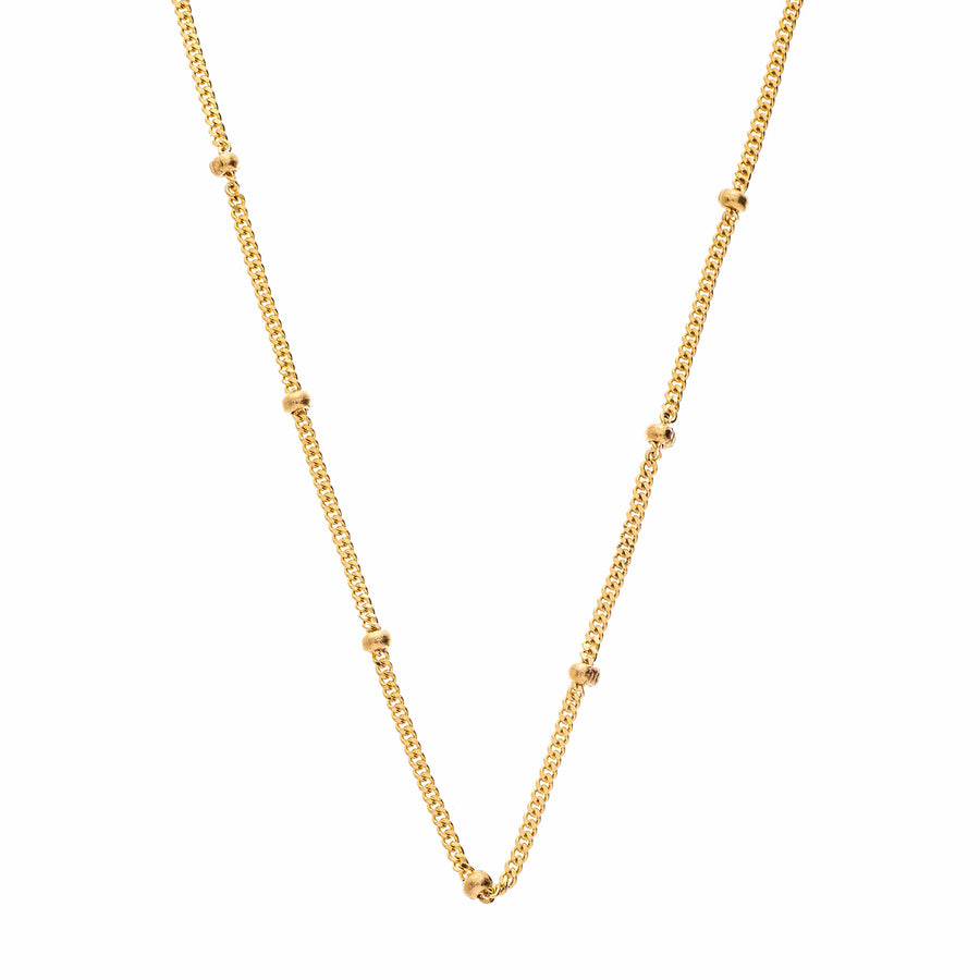 Sethi Couture Bead Chain - Yellow Gold - Necklaces - Broken English Jewelry