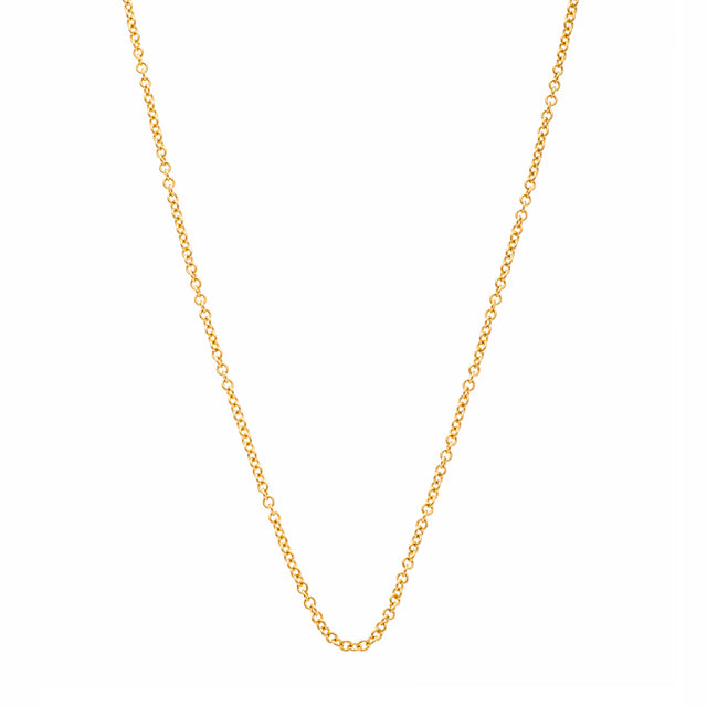 Sethi Couture Oval Link Chain - Yellow Gold - Necklaces - Broken English Jewelry