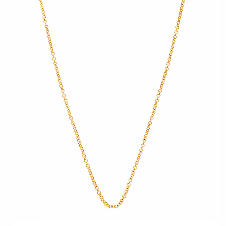 Sethi Couture Oval Link Chain - Yellow Gold - Necklaces - Broken English Jewelry