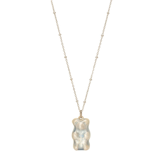 Gummy Pendant Necklace - Raspberry - Main Img