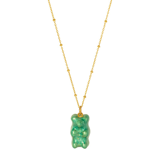 Gummy Pendant Necklace - Mint - Main Img