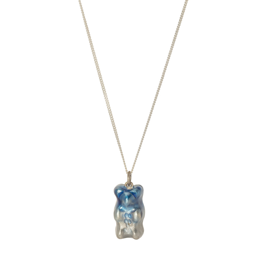 Maggoosh Gummy Pendant Necklace - Ombre Blue - Broken English Jewelry