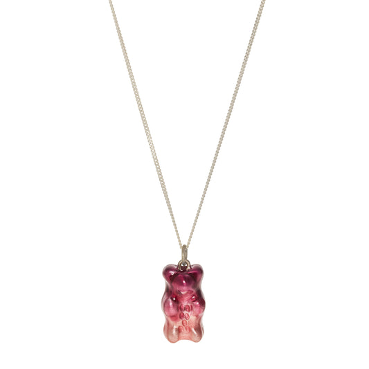 Gummy Pendant Necklace - Ombre Plum - Main Img