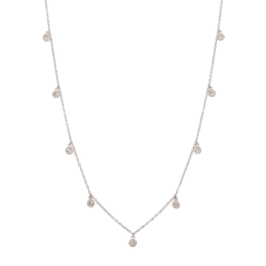 Carla Amorim Vapor Necklace - White Gold - Broken English Jewelry