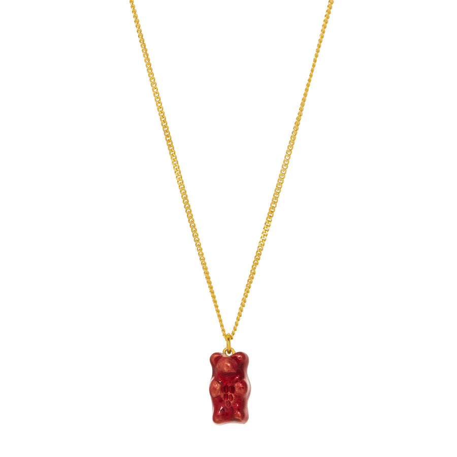 Maggoosh Mini Gummy Pendant Necklace - Strawberry - Broken English Jewelry