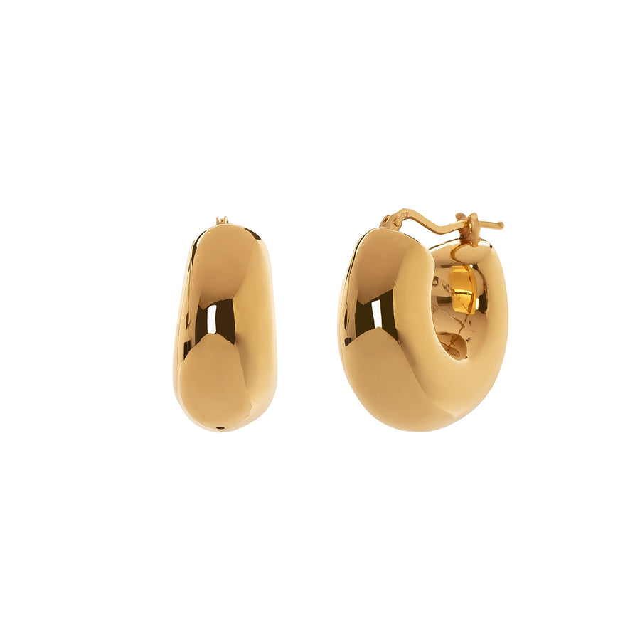 BE Jewelry Mini Extra Chunky Italian Hoops - Earrings - Broken English Jewelry
