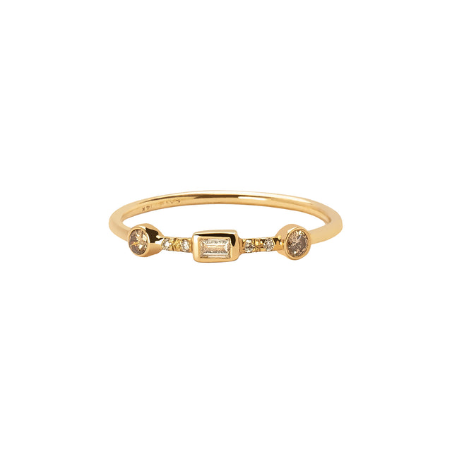 Xiao Wang Gravity Triple Station Ring - Broken English Jewelry