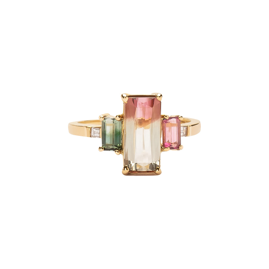 Xiao Wang Galaxy Ring - Bi Color & Pink Tourmaline - Rings - Broken English Jewelry