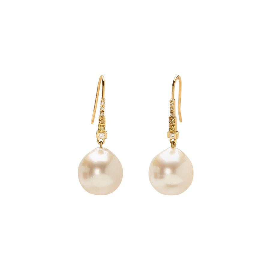 Xiao Wang Galaxy Pearl Drop Earrings - Earrings - Broken English Jewelry