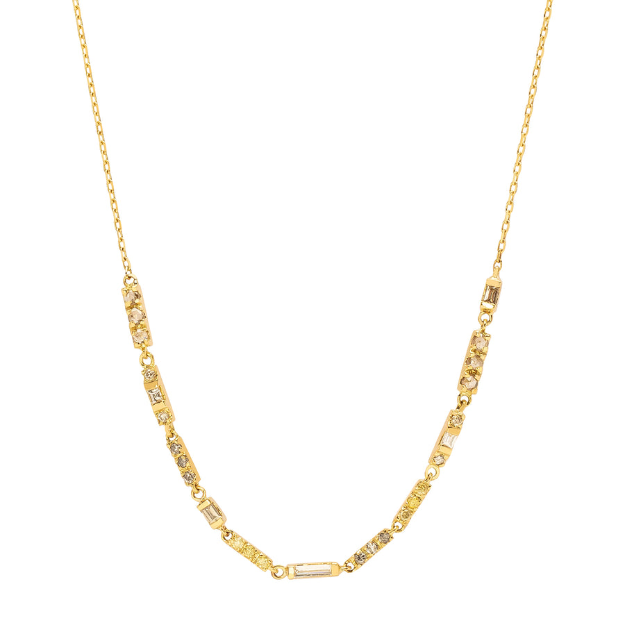 Xiao Wang Astro Mixed Diamond Necklace - Necklaces - Broken English Jewelry
