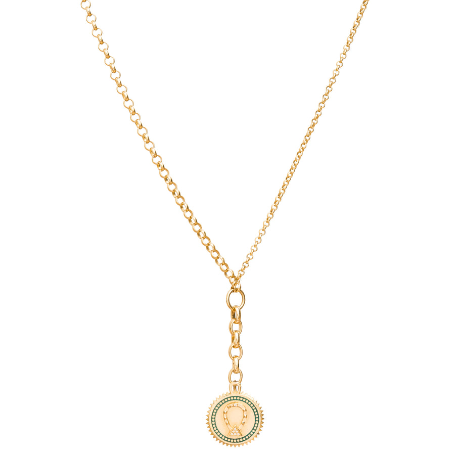 Foundrae Gold Protection Necklace - Broken English Jewelry