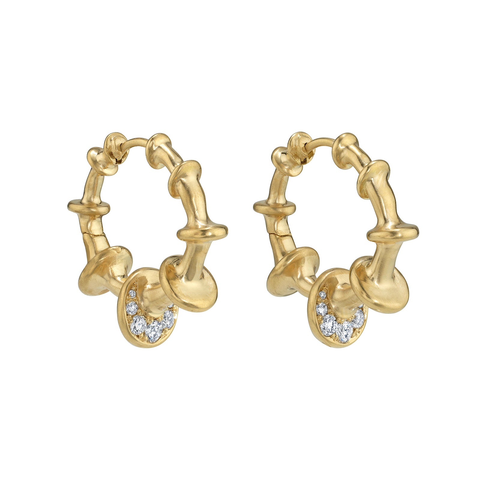 VRAM Chrona Hoops - Diamond - Broken English Jewelry