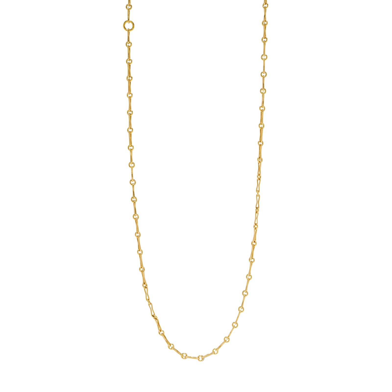 Āzlee Circle Link Small Handmade Chain - Necklaces - Broken English Jewelry