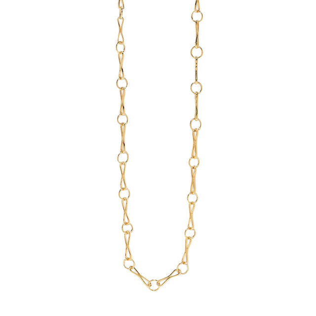 Āzlee Circle Link Large Handmade Chain - Necklaces - Broken English Jewelry