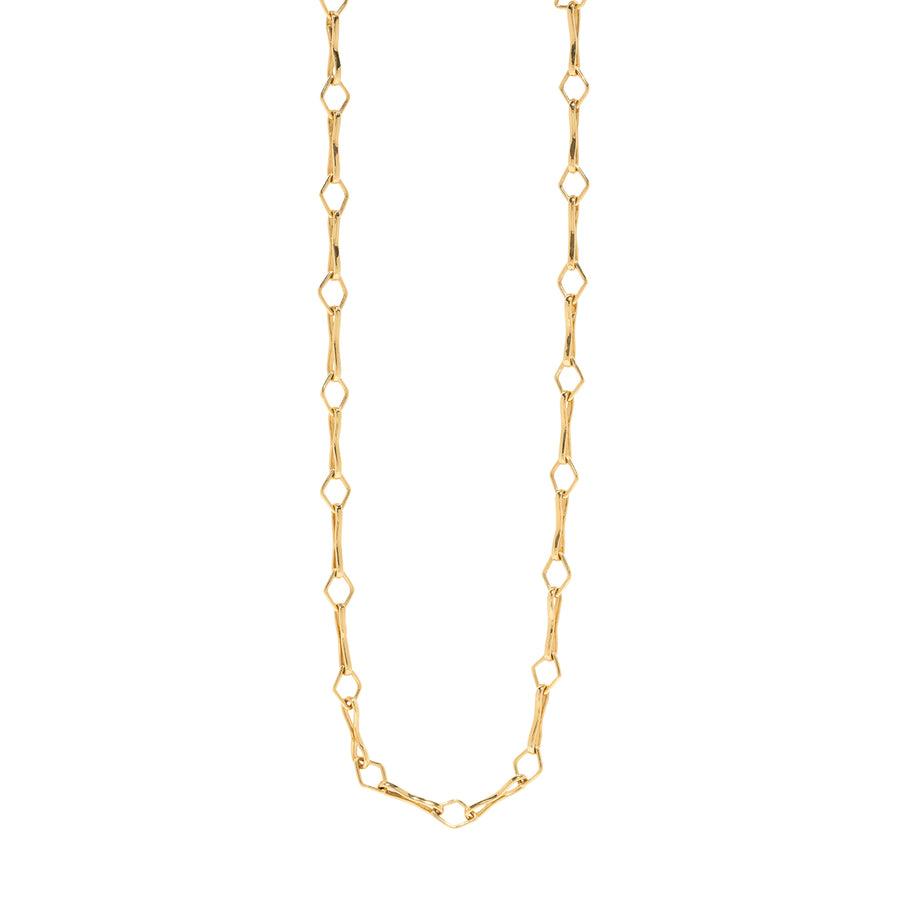 Āzlee Lozenge Link Large Handmade Chain - Necklaces - Broken English Jewelry