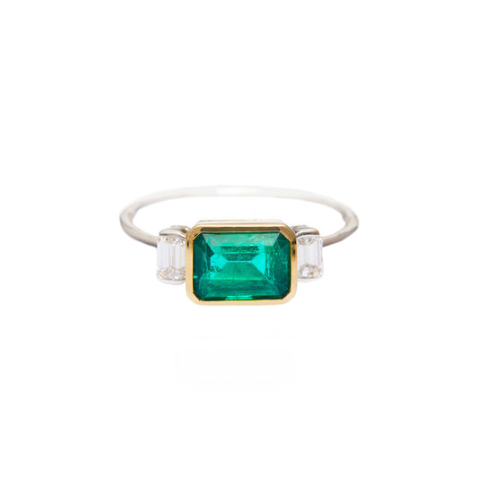 Emerald & Diamond Forever Ring - Main Img