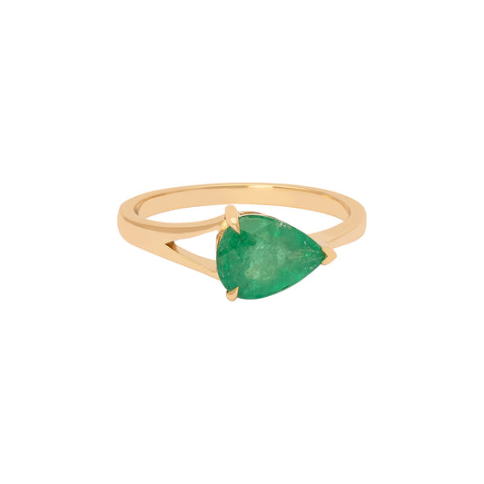 Supreme Dewdrop Ring - Emerald - Main Img