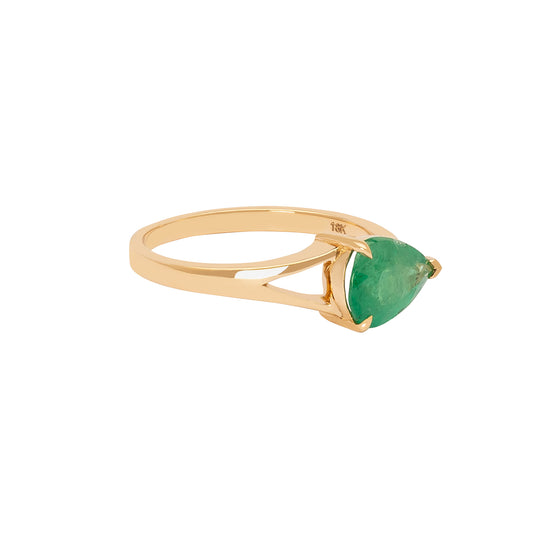 Supreme Dewdrop Ring - Emerald