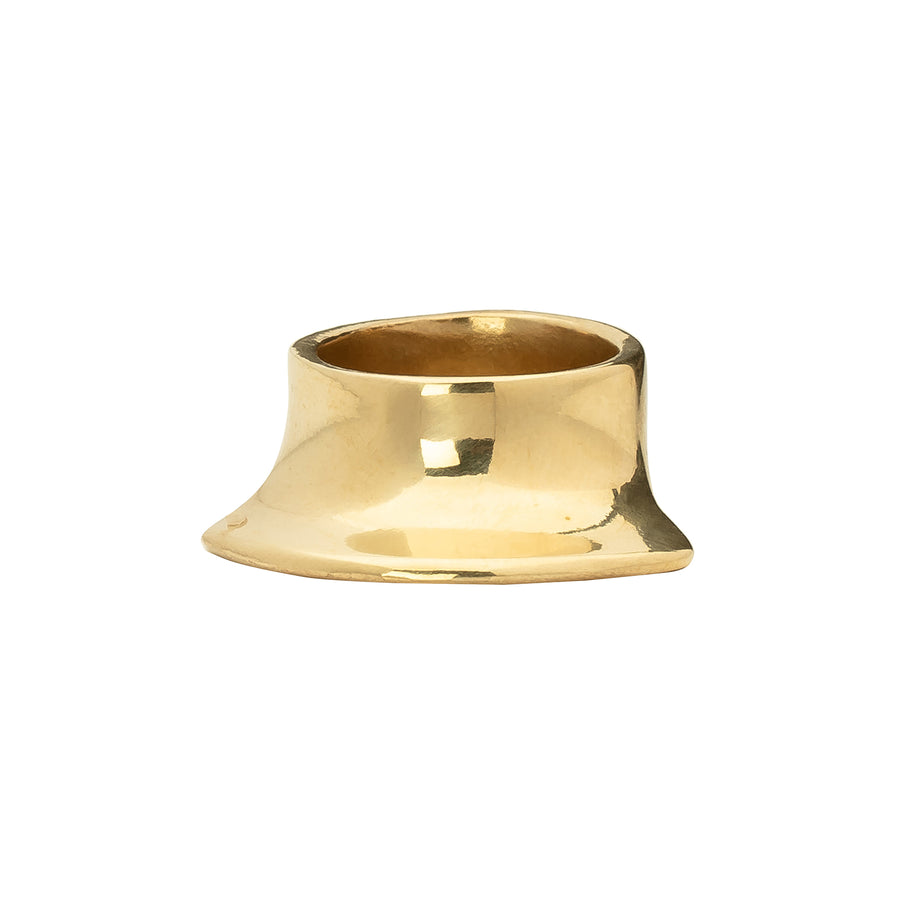Ariana Boussard-Reifel Isidora Ring - Polished Brass - Broken English Jewelry