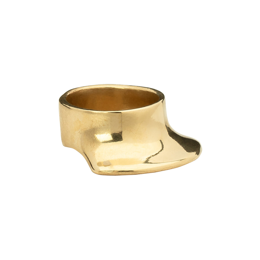 Ariana Boussard-Reifel Isidora Ring - Polished Brass - Broken English Jewelry