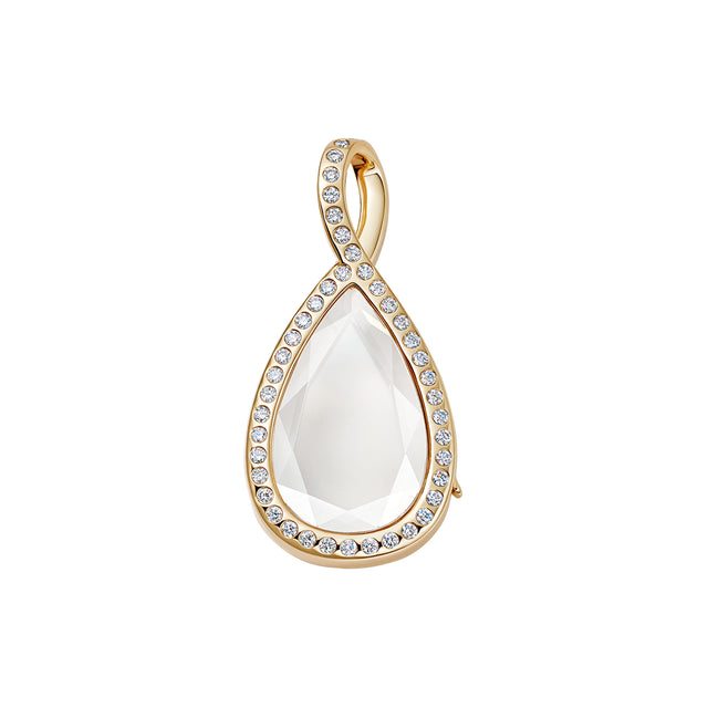 Loquet Infinity Locket - Yellow Gold - Charms & Pendants - Broken English Jewelry