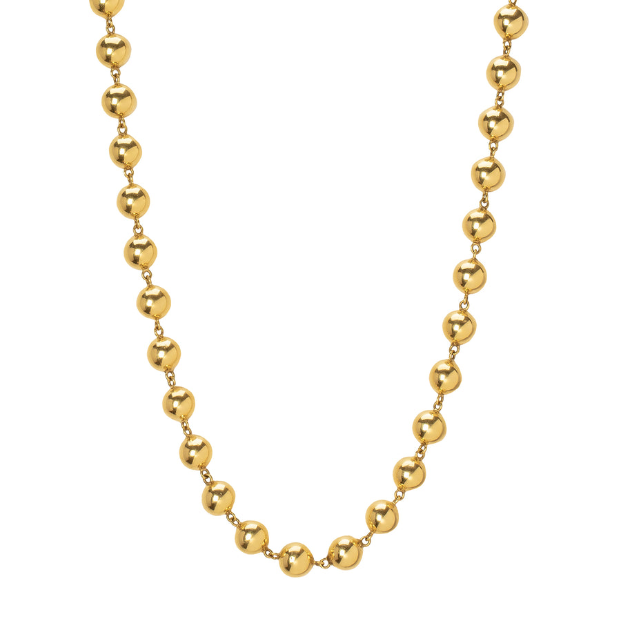 Jenna Blake Gold Ball Chain Necklace - Necklaces - Broken English Jewelry