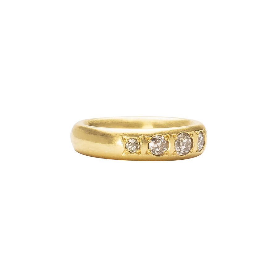 Jenna Blake Gypsy Half Band - Diamond - Rings - Broken English Jewelry