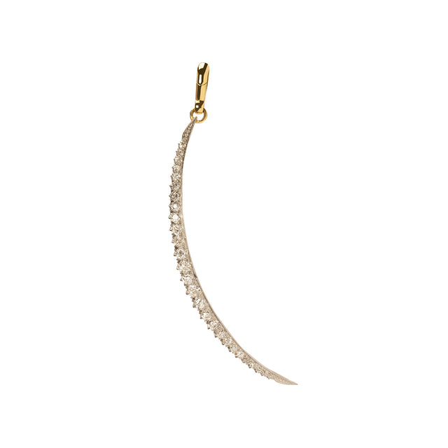 Jenna Blake Vintage Diamond Crescent Charm - Charms & Pendants - Broken English Jewelry
