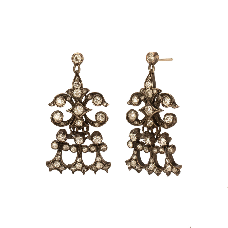 Jenna Blake Vintage Short Gothic Earrings - Earrings - Broken English Jewelry