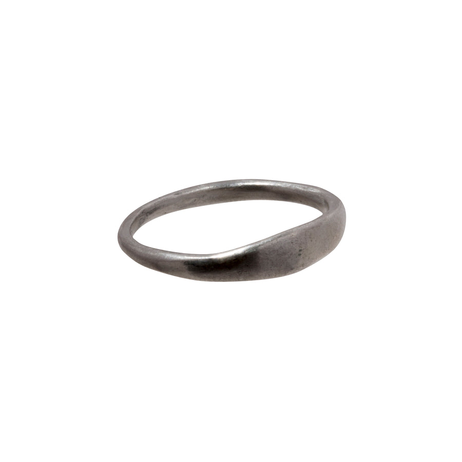 James Colarusso Small Silver Stacking Ring - Broken English Jewelry