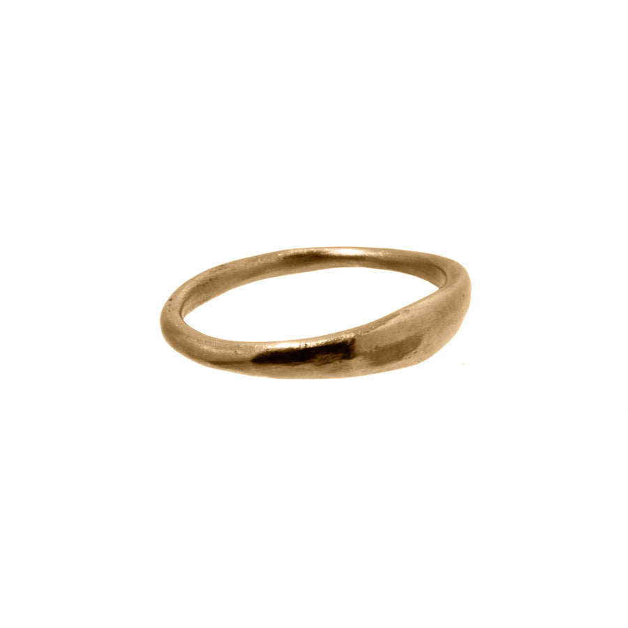 James Colarusso Small Gold Stacking Ring - Broken English Jewelry