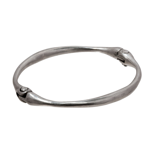 James Colarusso Silver Bone Bracelet - Broken English Jewelry