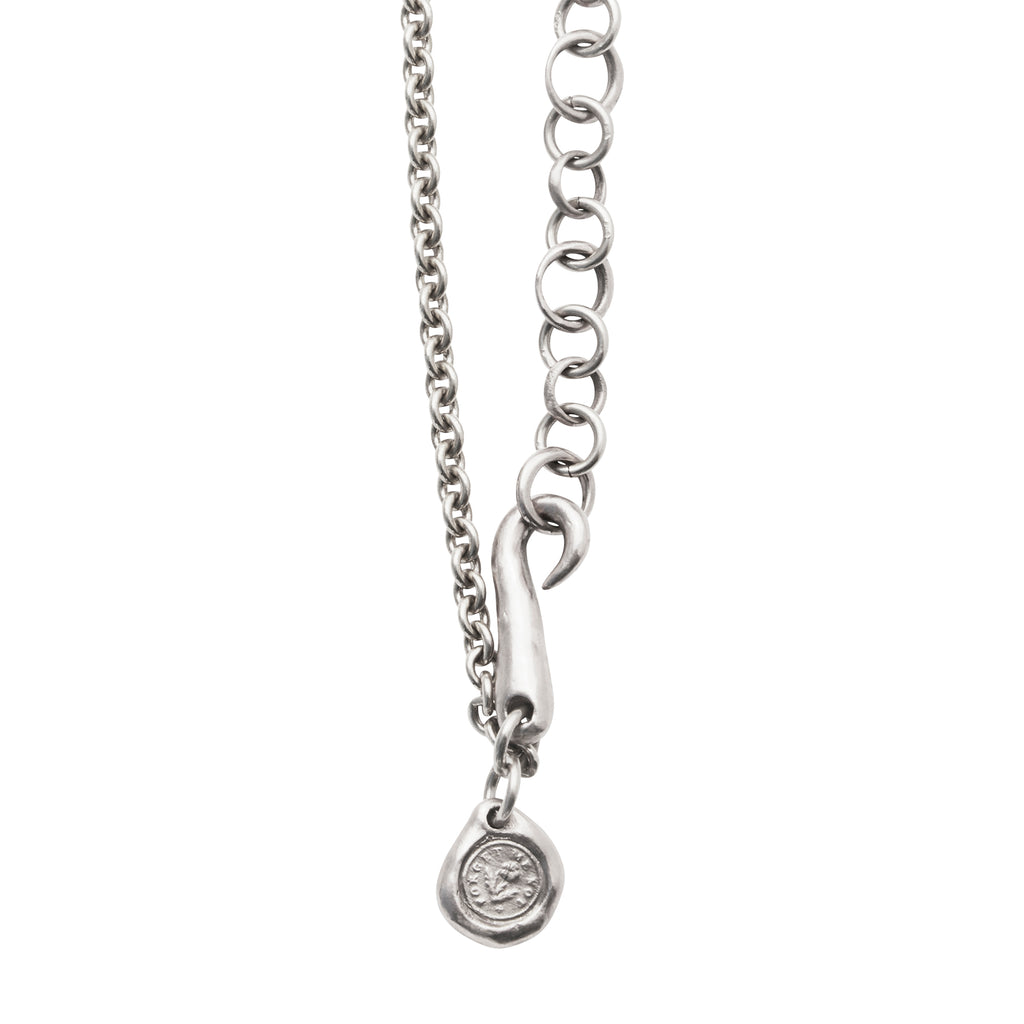James Colarusso Silver Forget Me Not Necklace