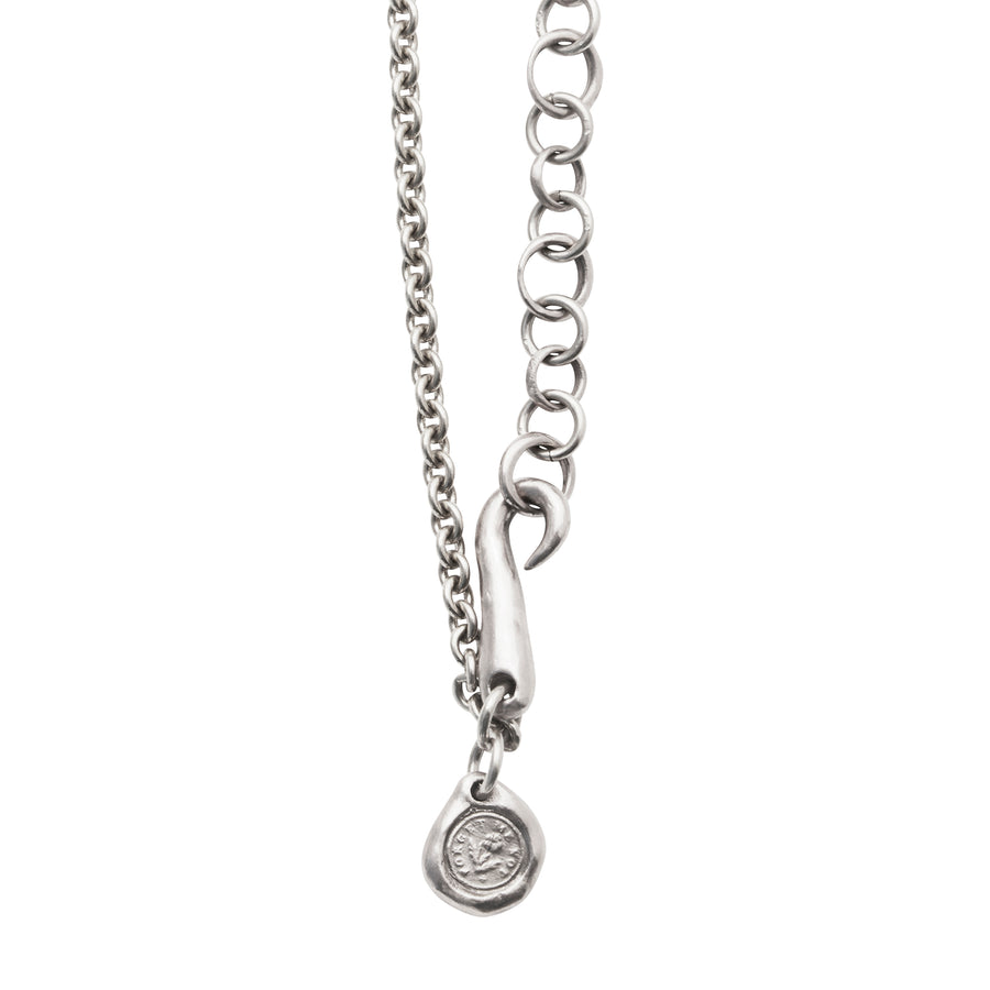 James Colarusso Silver Forget Me Not Necklace - Broken English Jewelry