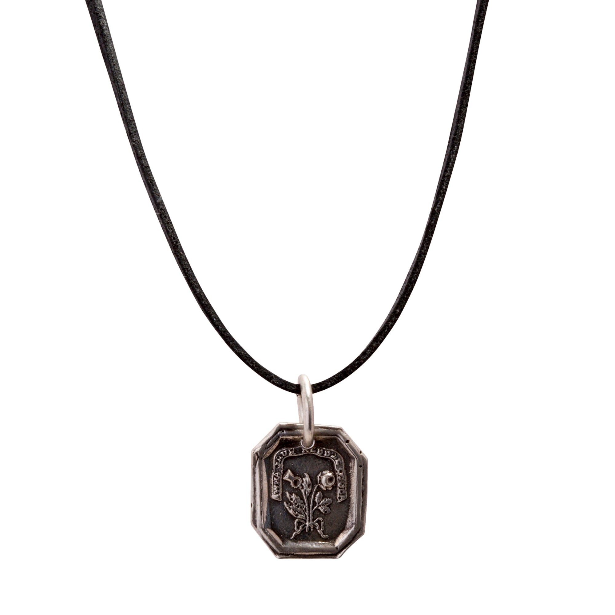 James Colarusso Rose & Thistle Pendant - Broken English Jewelry